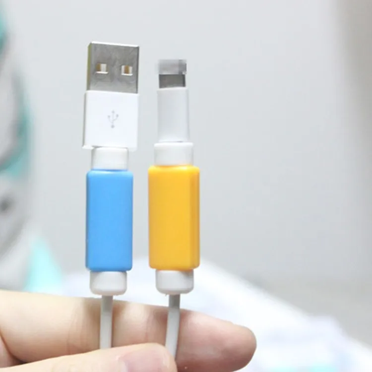 10pcs/lot USB Charger Earphone Cable Protector Colorful Earphones Data Cover For iPhone Samsung HTC Free shipping | Электроника