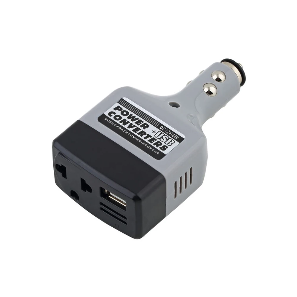 Зарядное устройство DC 12 В/24 В переменного тока 220 + зарядное USB TS для автомобиля