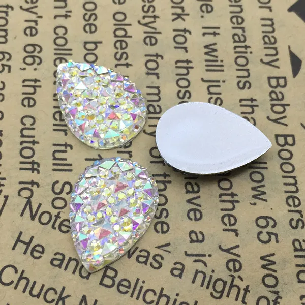 100 шт формы смешивания смешанные размеры кристалл AB цвет блестящие акриловые