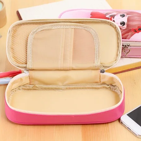 2017 Large Capacity Canvas My Life Cute School Pencil Case For Girls Children Pen Bag Pouch Students Pencilcase Supplies | Канцтовары