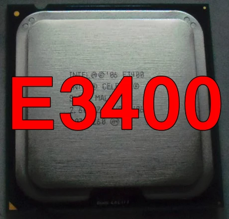

Original Intel CPU Celeron E3400 SLGTZ Processor 2.60GHz/1M/800MHz Dual-Core Socket 775 free shipping speedy ship out