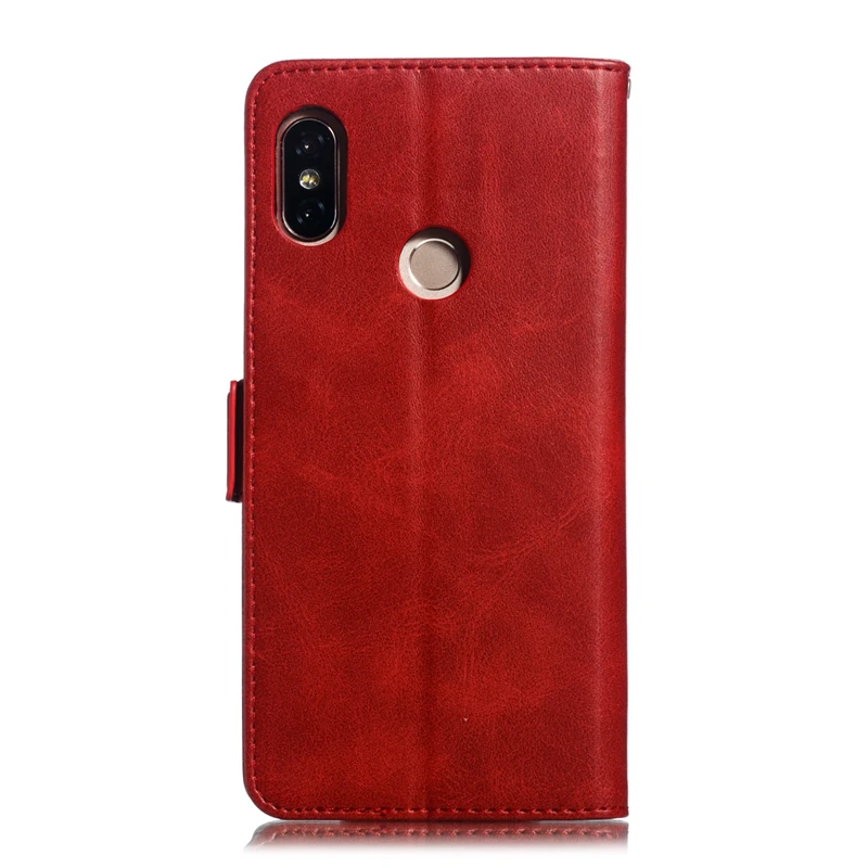 Кожаный чехол-книжка с подставкой для Xiaomi Redmi Note 5 | Мобильные телефоны и