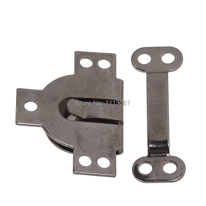 50 набор металлический черный пистолет с крюком и глазами застежкой поясной