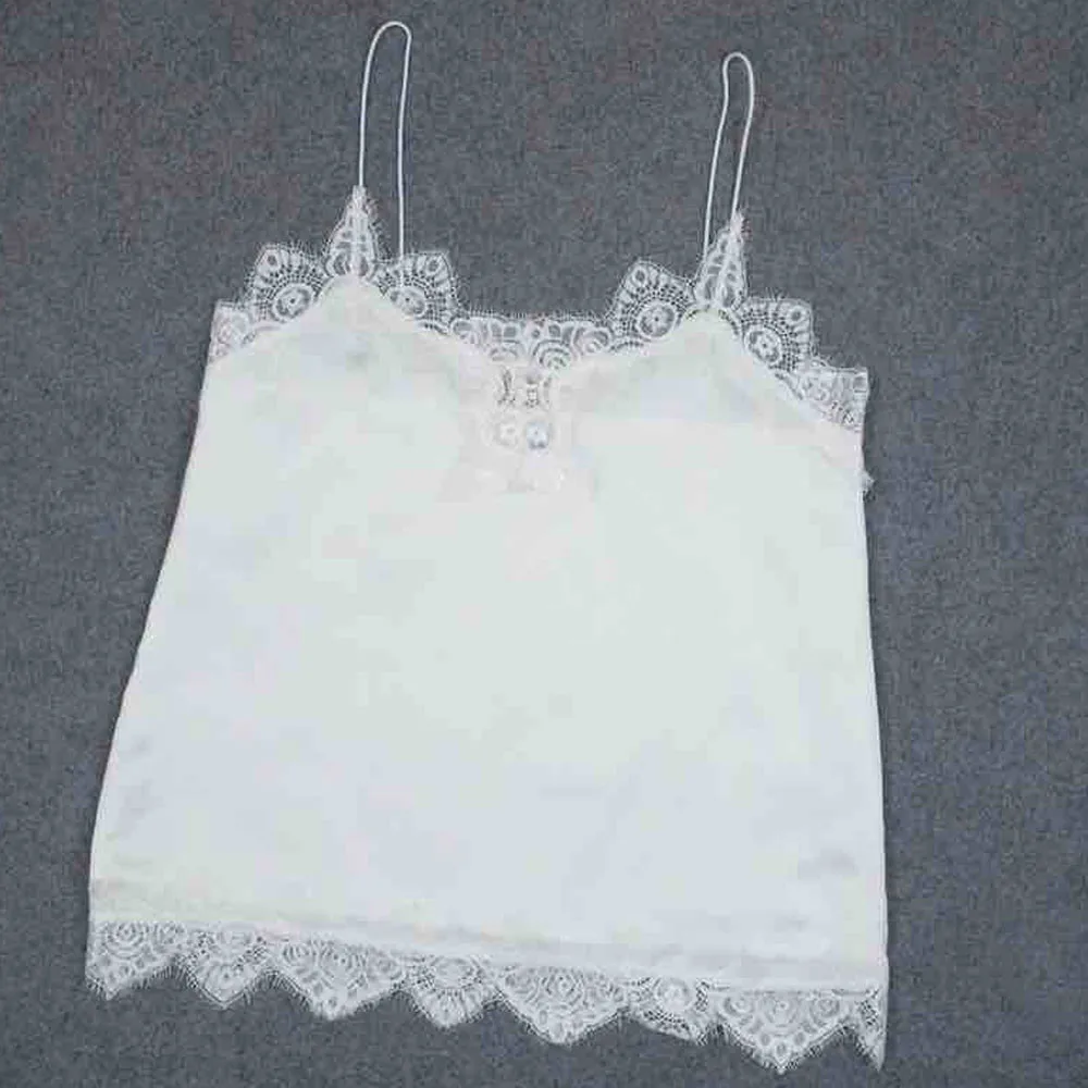 Croptop сексуальные женские Топы бюстье бюстгальтер жилет укороченный жилет белый топ на бретелях Caraco Dentelle# T2