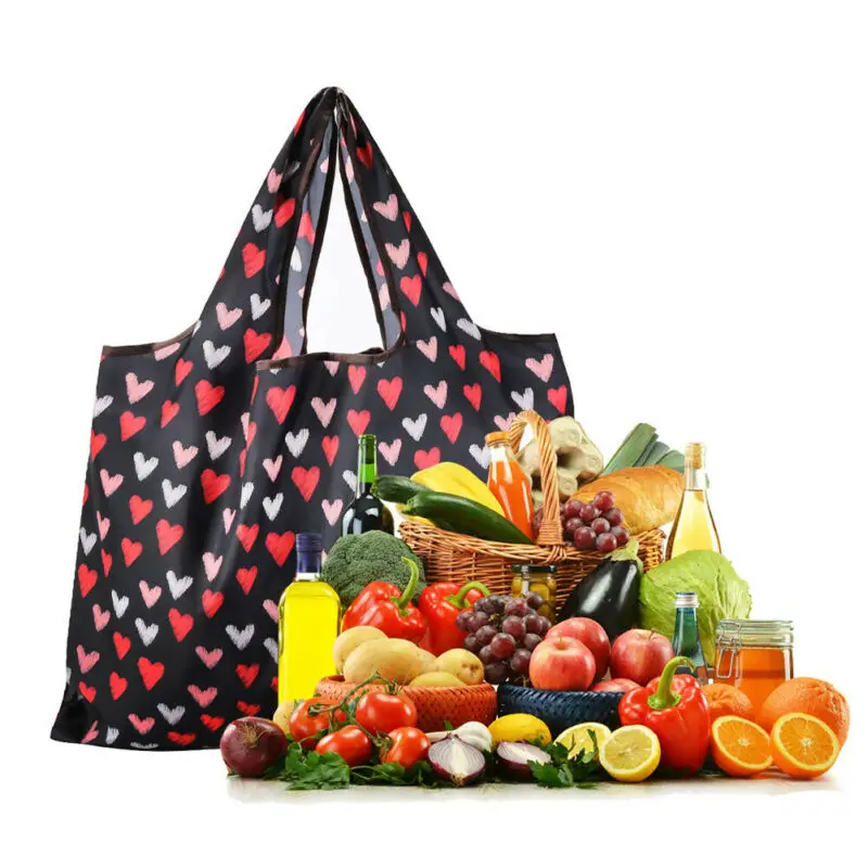 Сумка Органайзер для покупок из переработанного материала складная