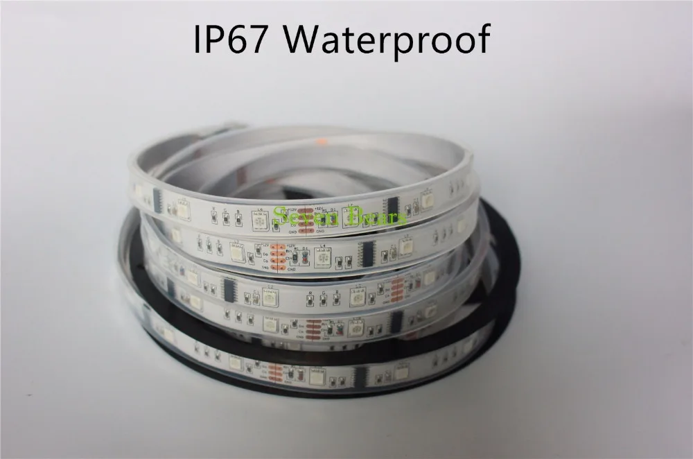 Светодиодная лента 6803 водонепроницаемая IP67 IP20 12 В постоянного тока ИС Волшебная