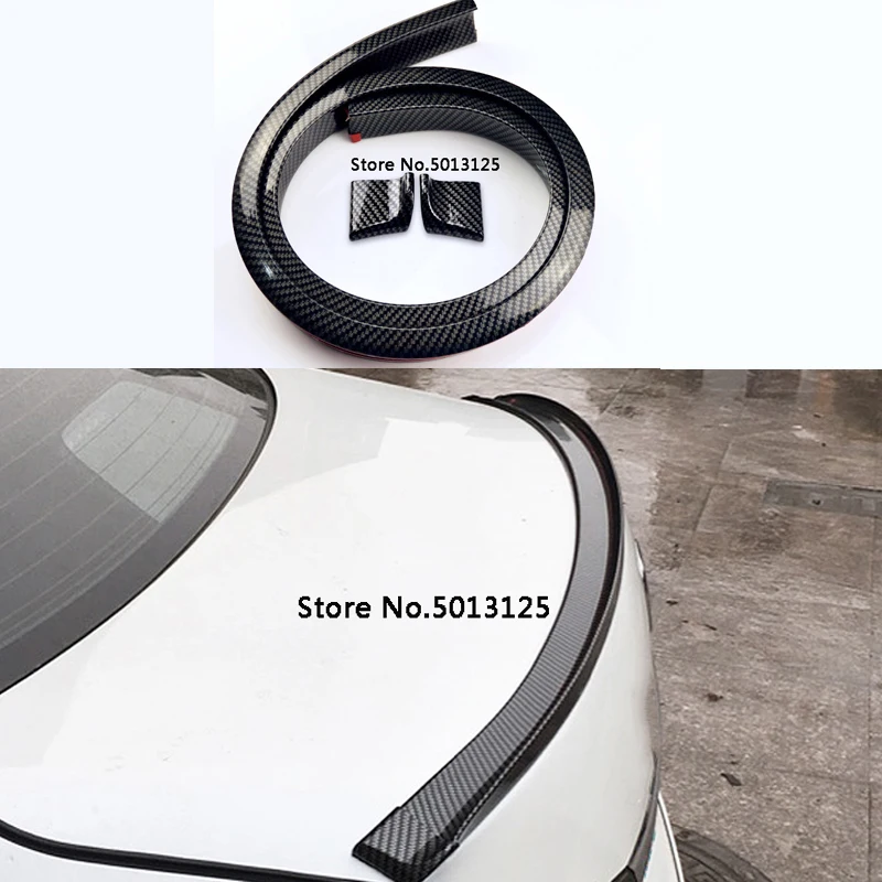 Для Volkswagen VW Passat B6 B7 автомобильные задние декоративные наклейки задний багажник спойлер губы хвост Багажник крыло отделка внешние аксессуары