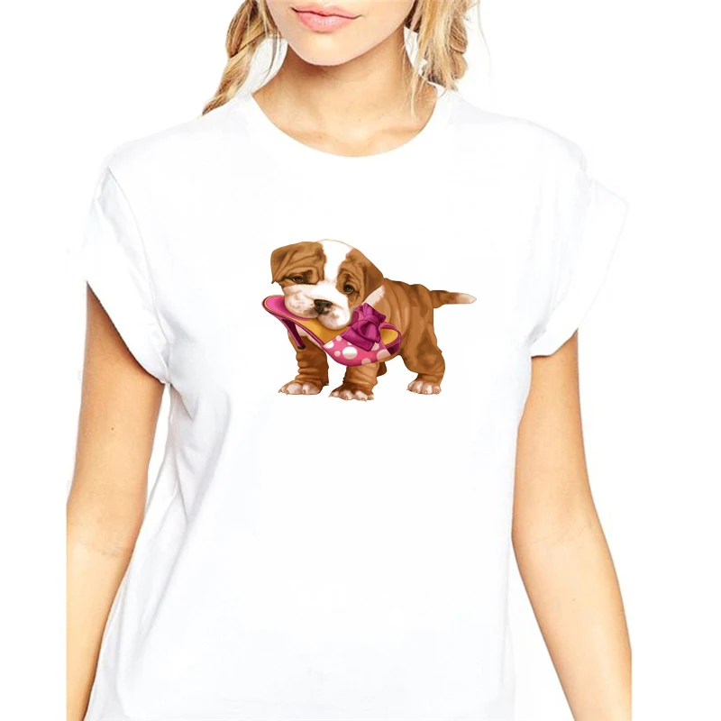 CONMEIVE/футболка для женщин Обувь на высоком каблуке с принтом ручной работы Милая