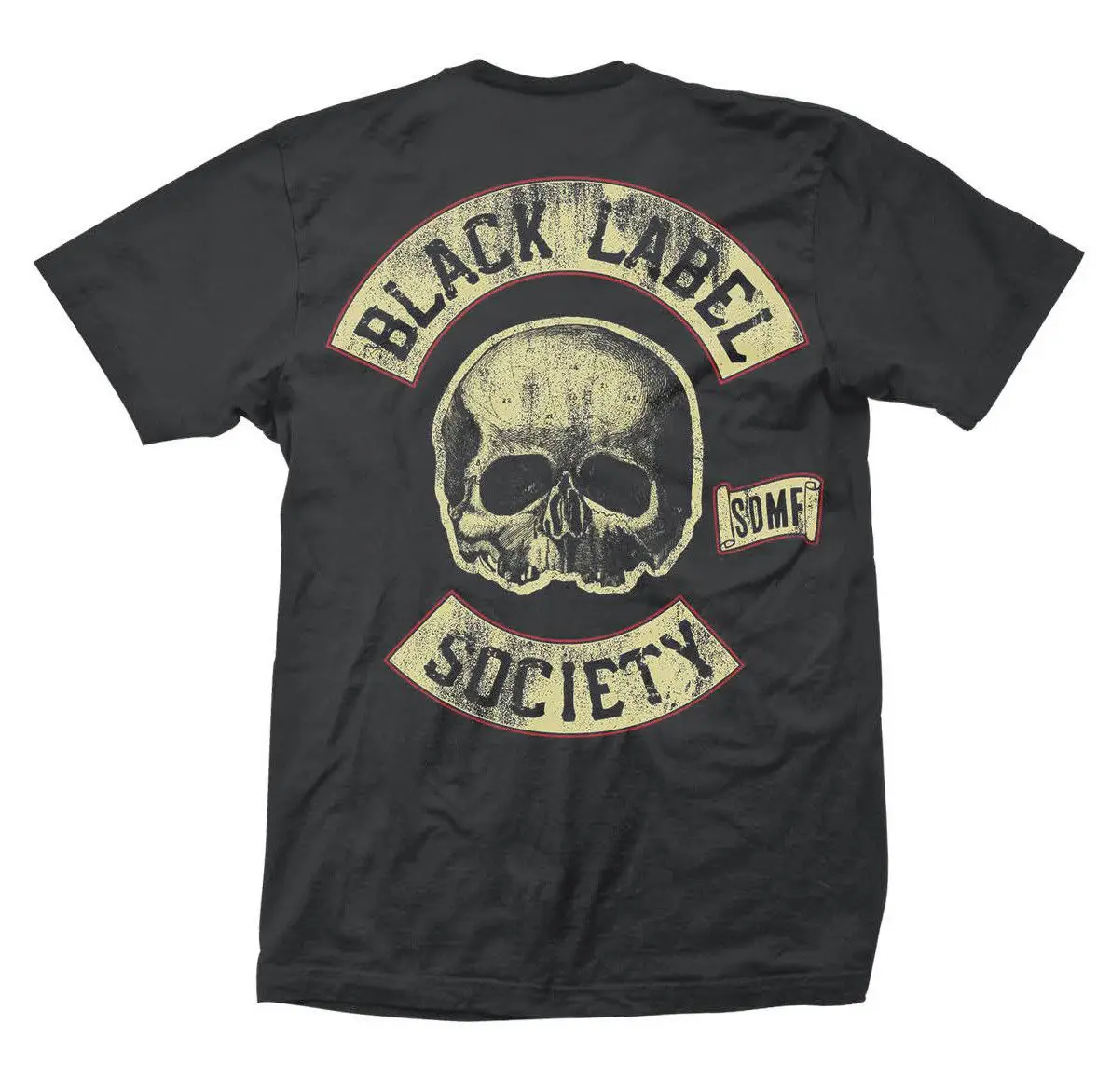 Черная футболка с лейблом Society Muscle Car Zakk Wylde Rock Лицензированная Мужская популярная