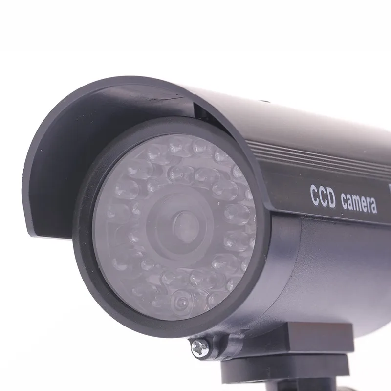 Водонепроницаемая поддельная имитационная камера видеонаблюдения с питанием от