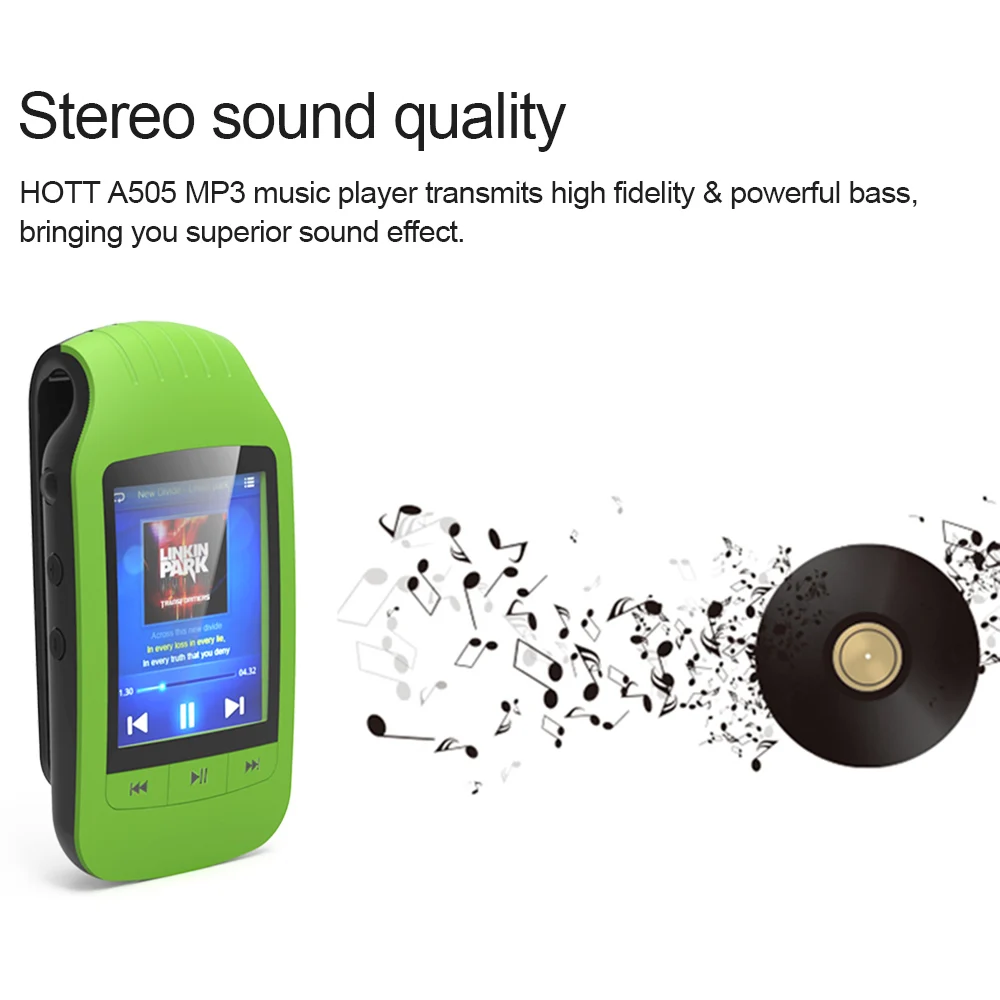Bluetooth MP4 плеер 8 Гб спортивный мини клип HD MP4 музыкальный плеер Поддержка шагомер FM радио Запись слот для sd-карты 1,8 дюймов 1037