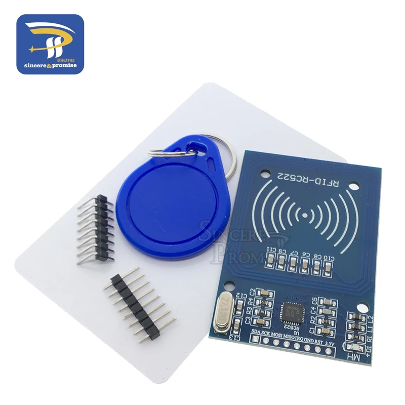 MFRC-522 RC-522 RC522 13,56 МГц Антенна RFID IC беспроводной модуль для Arduino IC ключ SPI писатель считыватель IC карты Бесконтактный модуль