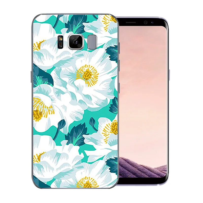Чехол для телефона Samsung Galaxy S8 прозрачная Мягкая силиконовая задняя крышка G9500 G950