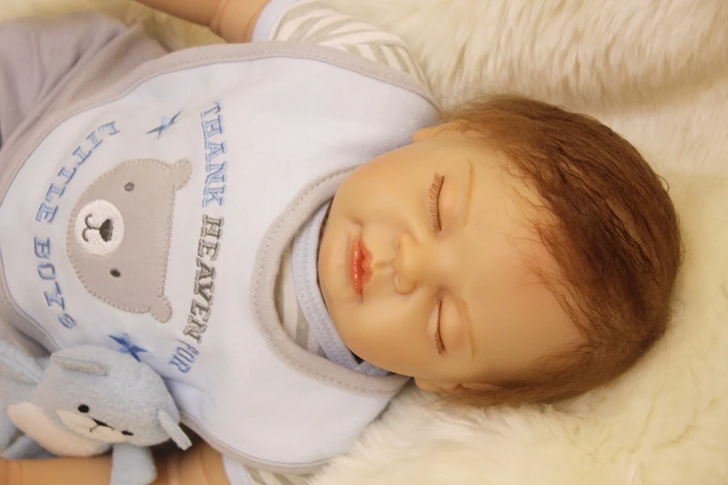 Кукла реборн силиконовая виниловая 55 см Реалистичная | Игрушки и хобби