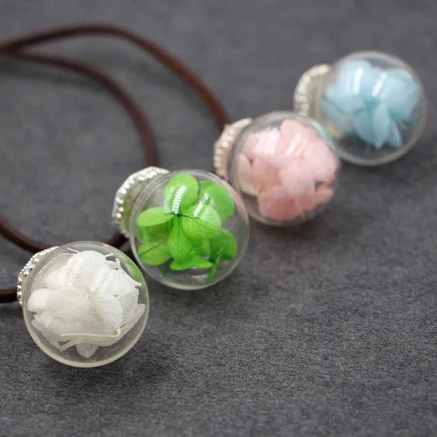 1 шт. ручная работа DIY настоящие высушенные цветы стеклянные капюшоны вечный