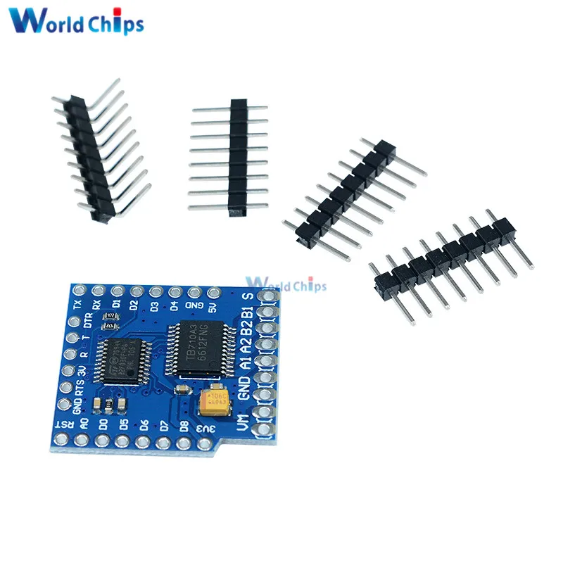 1 комплект моторный экран для WeMos D1 Mini TB6612FNG Wemos I2C два двигателя драйвер модуль