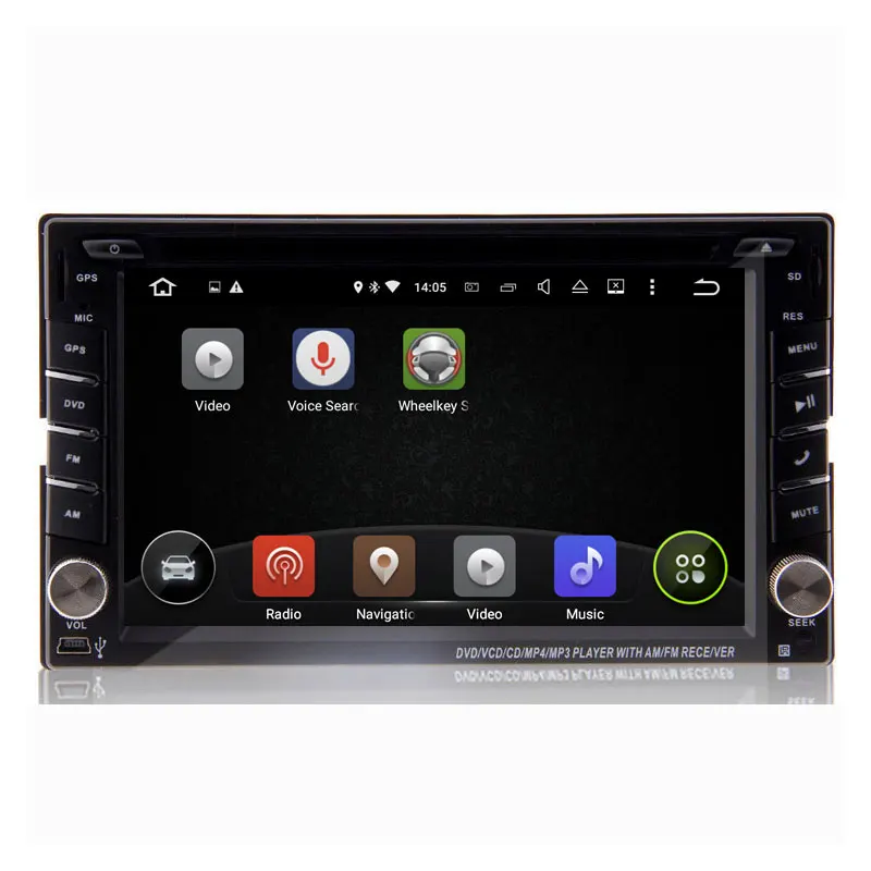 Автомобильный 6 2 дюйма Din универсальный мультимедийный Android 9.0.1 OS автомобильный dvd