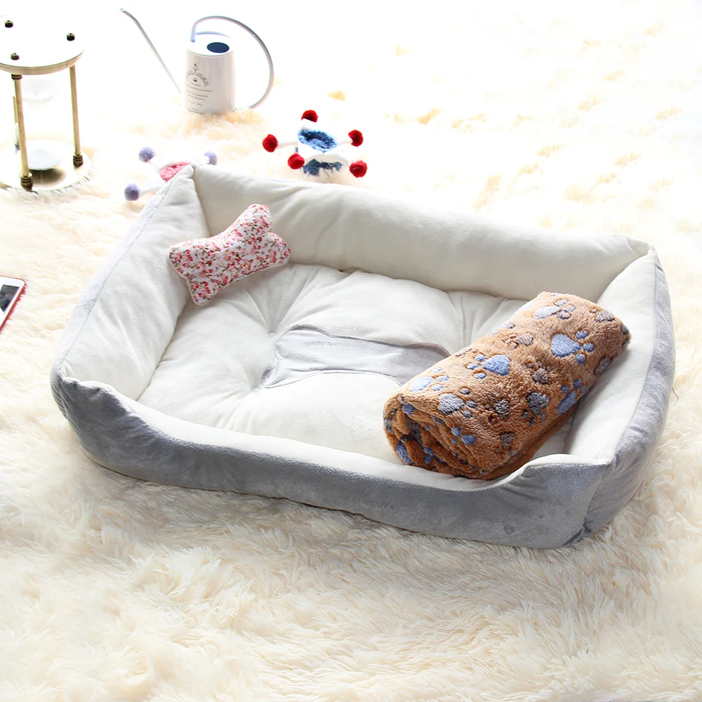 HOTFUN Собака Кровати Pet диван водостойкая моющаяся кошка дом коврики для маленьких