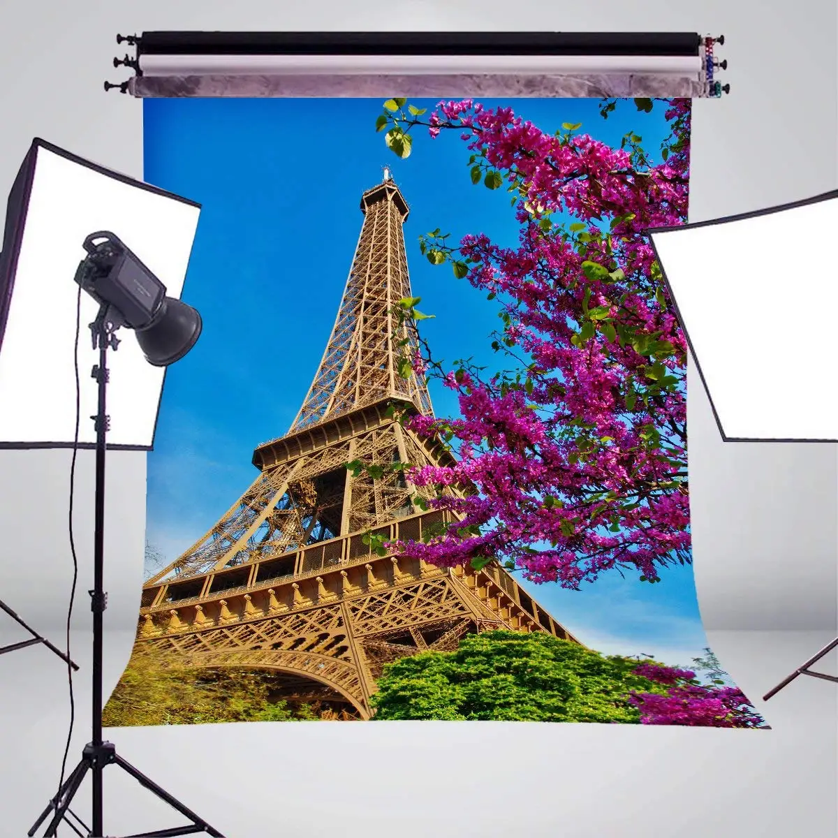 5x7ft Париж Эйфелева башня фото фон архитектурный пейзаж Студия фотография |