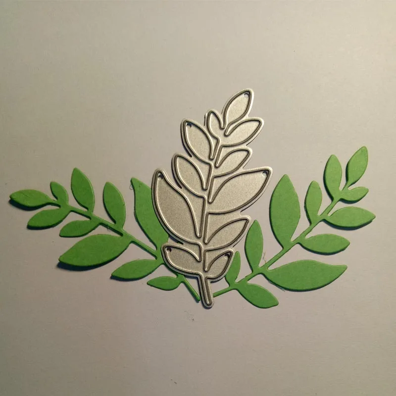 Дерево лист чистый штампы сталь тиснение ремесло DIY украшения трафарет плесень