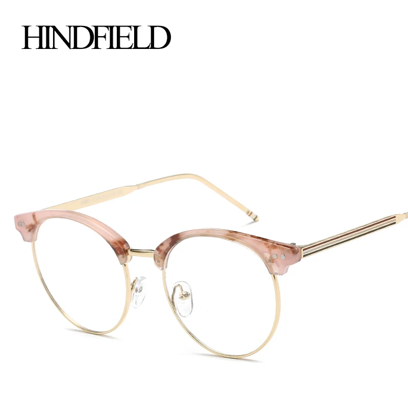 LONSY модные брендовые оправы для очков женские Ретро прозрачные оптические без