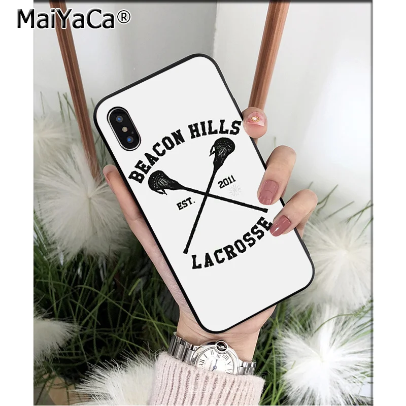Мягкий силиконовый чехол для телефона MaiYaCa Teen Wolf из ТПУ для Apple iPhone 8 7 6 6S Plus X XS MAX 5 5S SE XR Чехол для мобильного телефона s