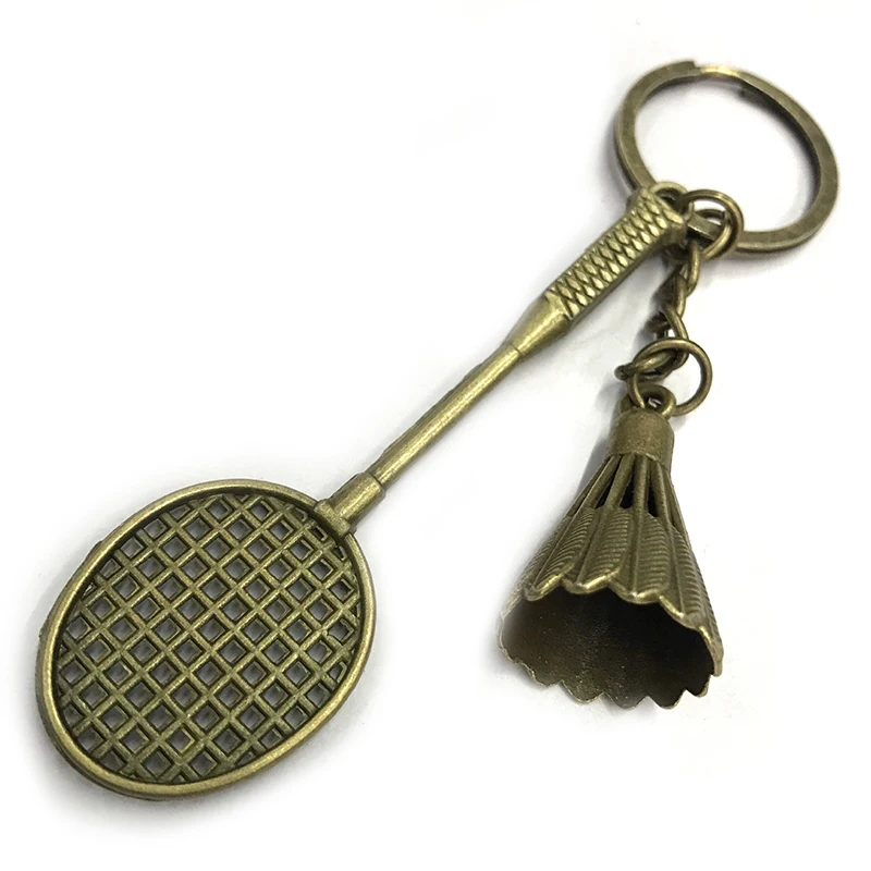 Сплав 3d бадминтон модель ретро Брелоки гимнастические подарки сувениры