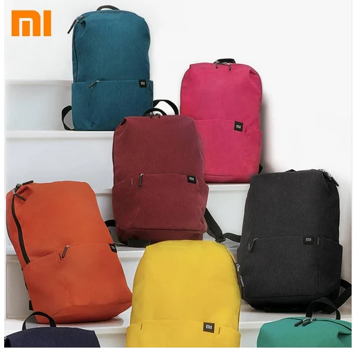 Оригинальный цветной рюкзак xiaomi мини класс 4 водоотталкивающий объем 10 л вес 165 г