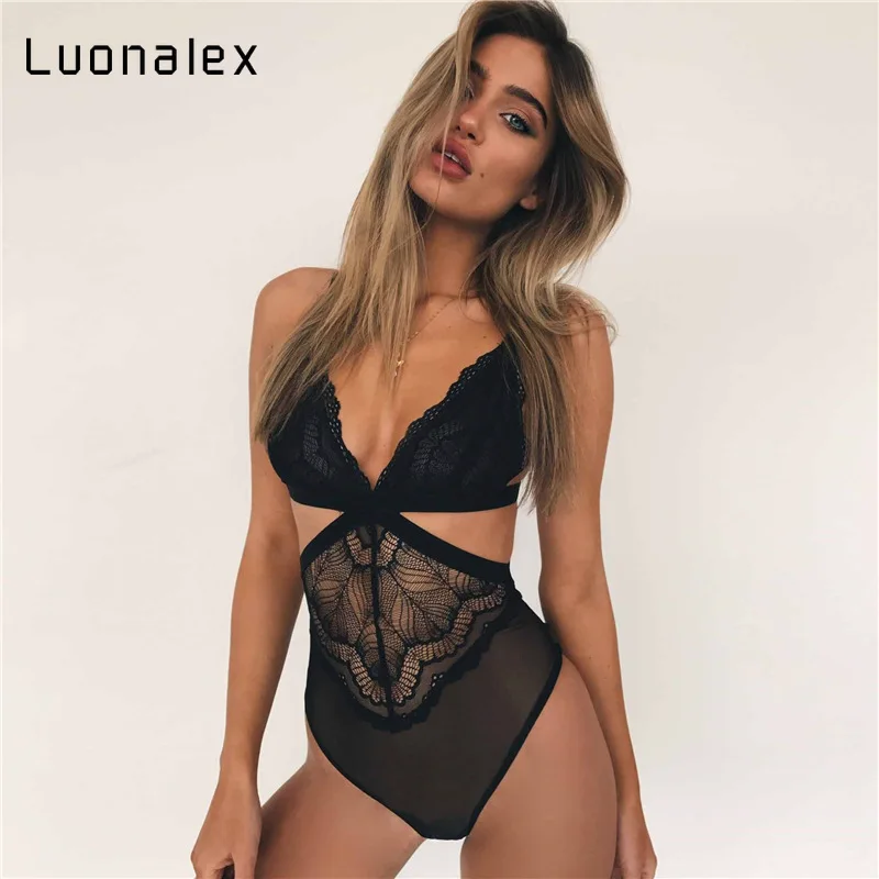 Женское Эротическое белье Luonalex сексуальное кружевное нижнее с глубоким вырезом