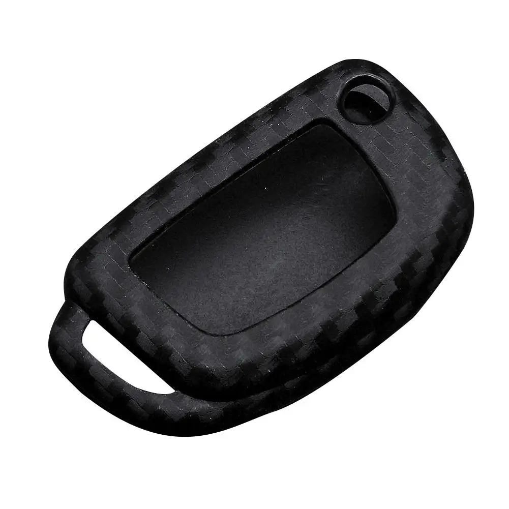Брелок из арбонового волокна автомобильный силиконовый чехол для ключей Hyundai Creta