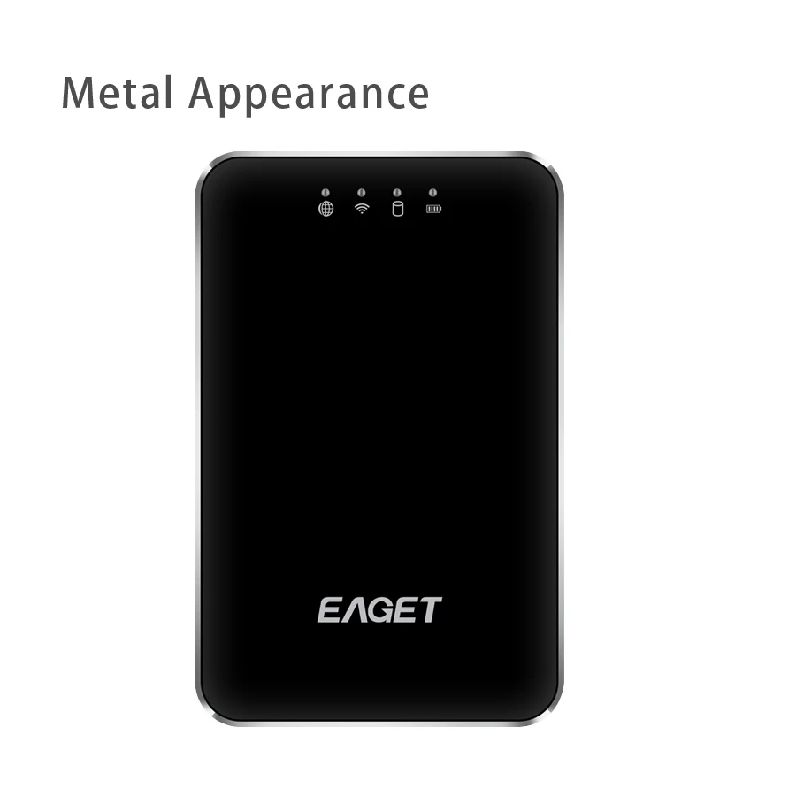 Original EAGET A86 1TB Wirless WiFi USB 3.0 High-Speed External Hard Disk Drives HDD 3G Router 3000mA Polymer Mobile power Bank |