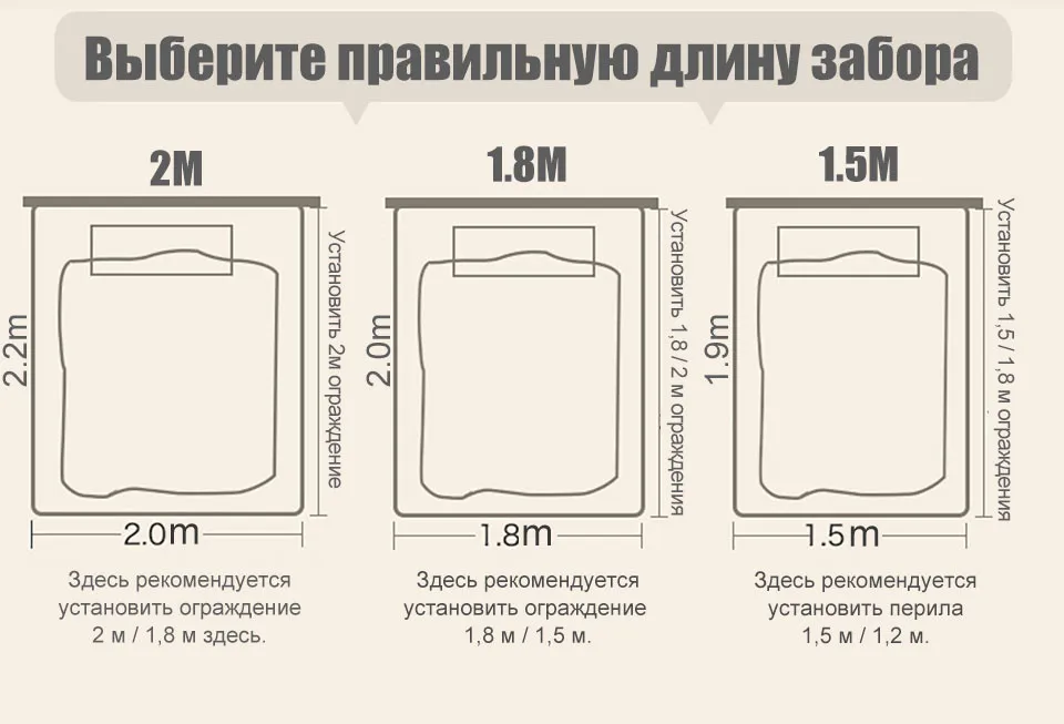 Барьер для кровати ребенок барьер безопасности кровать железнодорожных детские кроватки гвардии кроватки рельсы 1,5 м/1,8 м/2 м ограждения безопасности ребенка манеж защита на кровать Barriere