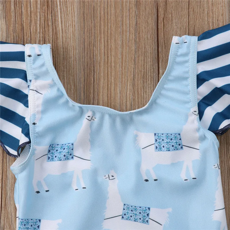 Милый детский комплект бикини для девочек из двух предметов лето 2018 женский