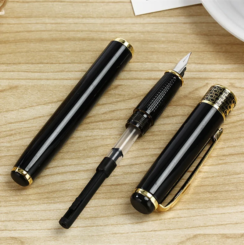 BAIKINGIFT New Arrival Full Metal Fountain Pen Silver / Gold Clip Luxury Business Writing pen | Канцтовары для офиса и дома