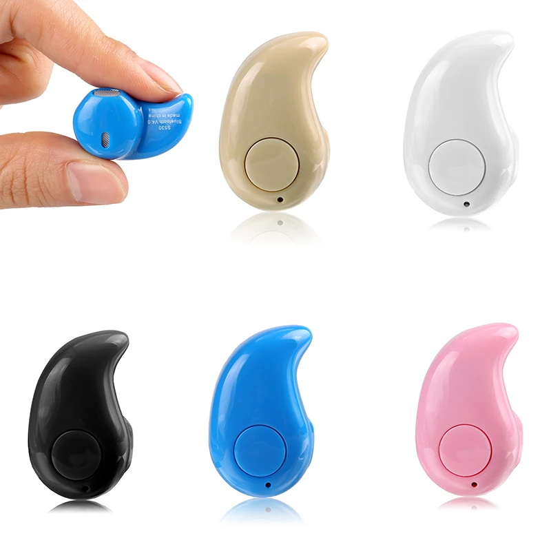Мини наушники Bluetooth 5 цветов Беспроводная стереогарнитура вкладыши с микрофоном