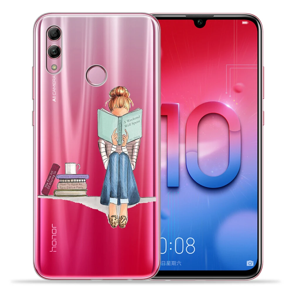 Мода для девочек, летний оболочки Coque для чехол huawei смартфона Honor 8x9 Lite 10 9 8 8x 8c 8Lite 7A 7C 5,7 5,9" 7A Pro7 7X 6X 6A Капа для Etui Капа