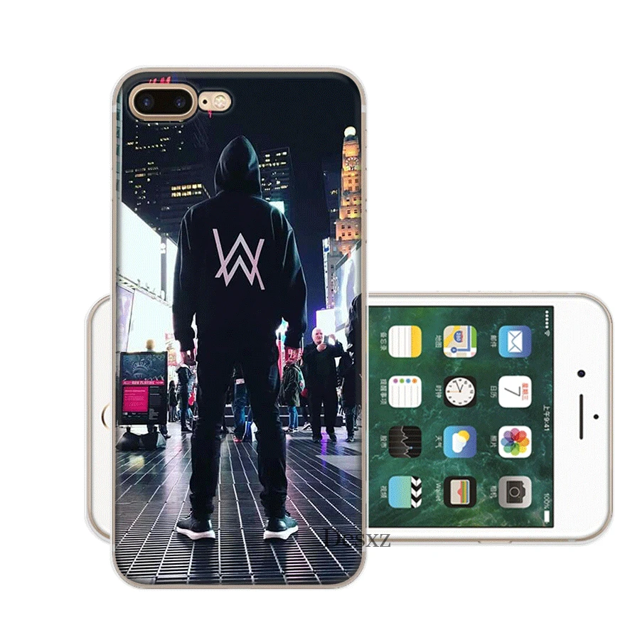 Desxz Alan Walker Faded Case for iPhone 7 8 6 6s Plus 11 Pro X XR XS Max 5 5S SE Cover Bag |