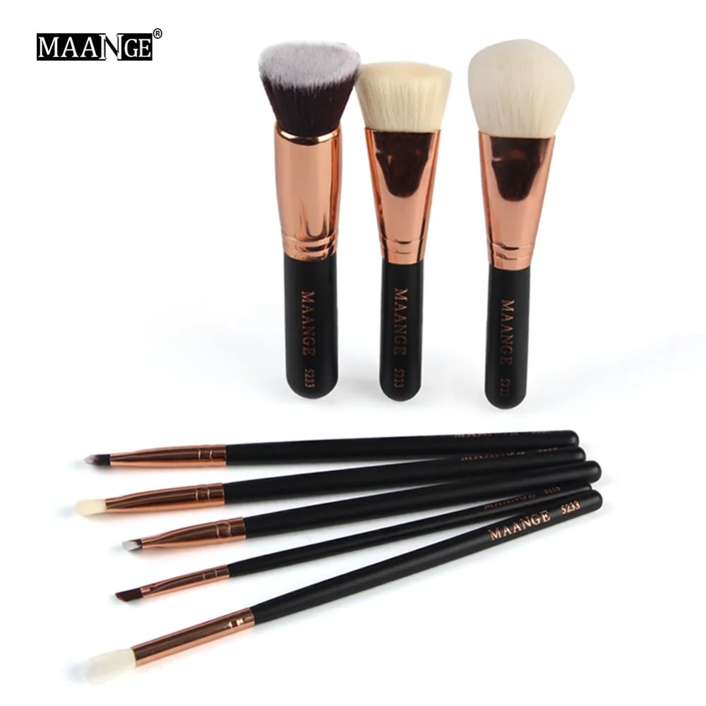 100% фирменная фотобумага цвет розы золотистый кисти основа mc пудра тени для век