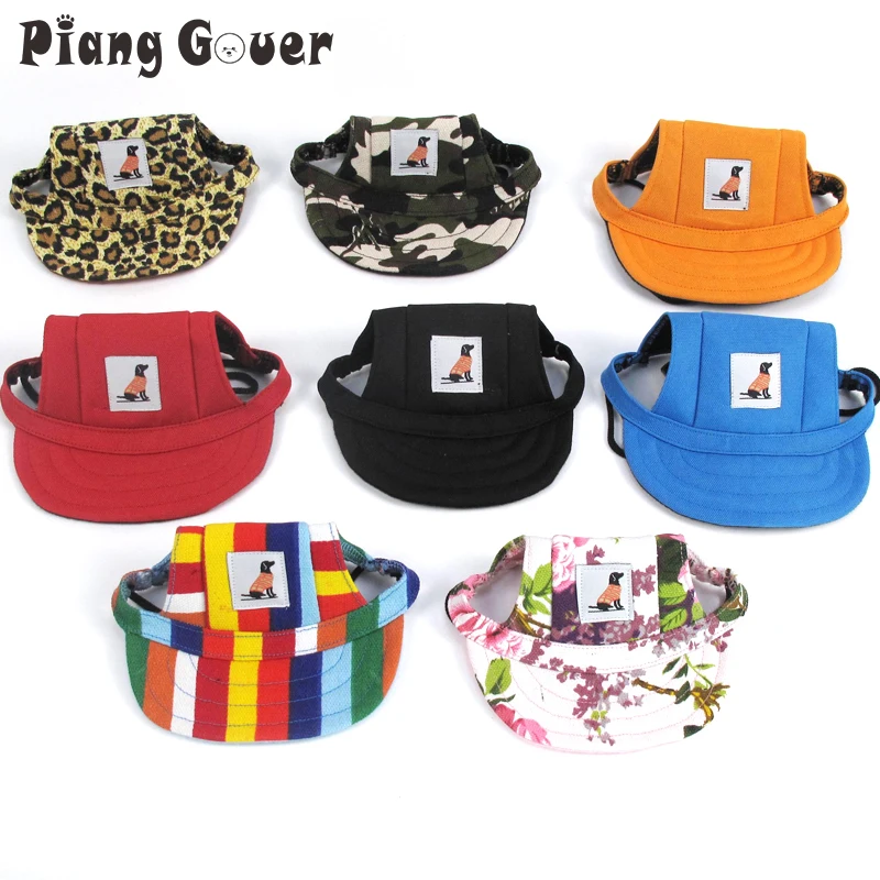 Шапочка для домашних собак Бейсбол и бейсболкой летняя парусиновая шапка