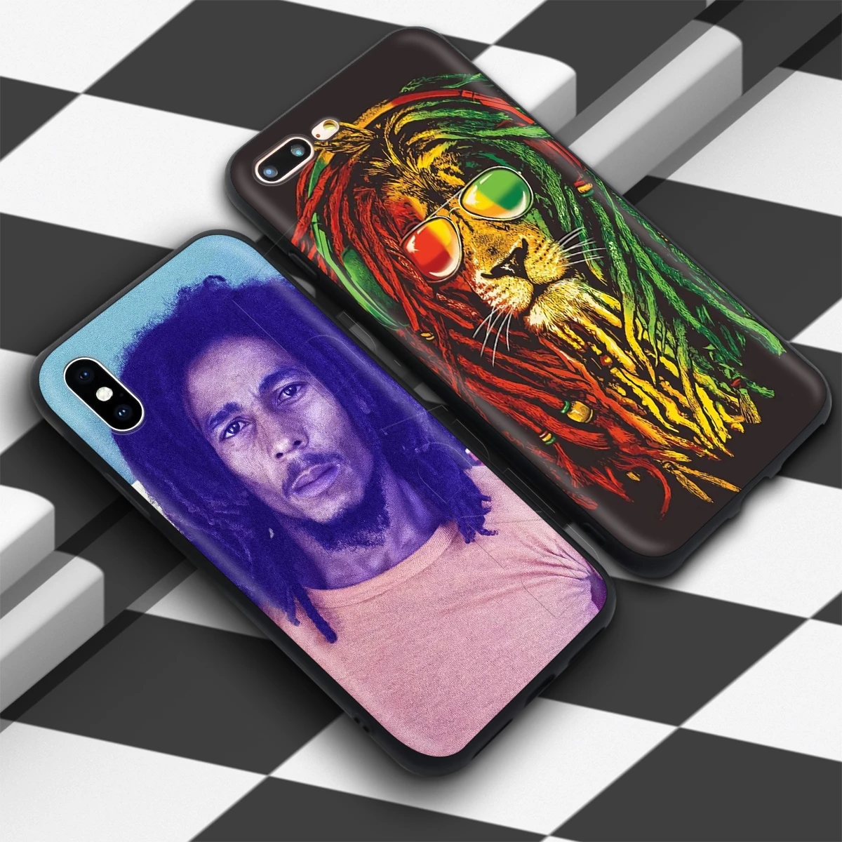 Чехол Lavaza Bob Marley для iPhone 11 Pro XS Max XR X 8 7 6 6S Plus 5 5S se