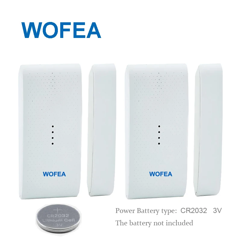 WOFEA 2 шт. беспроводной двери и окна магнитный сенсор для дома Защита от взлома