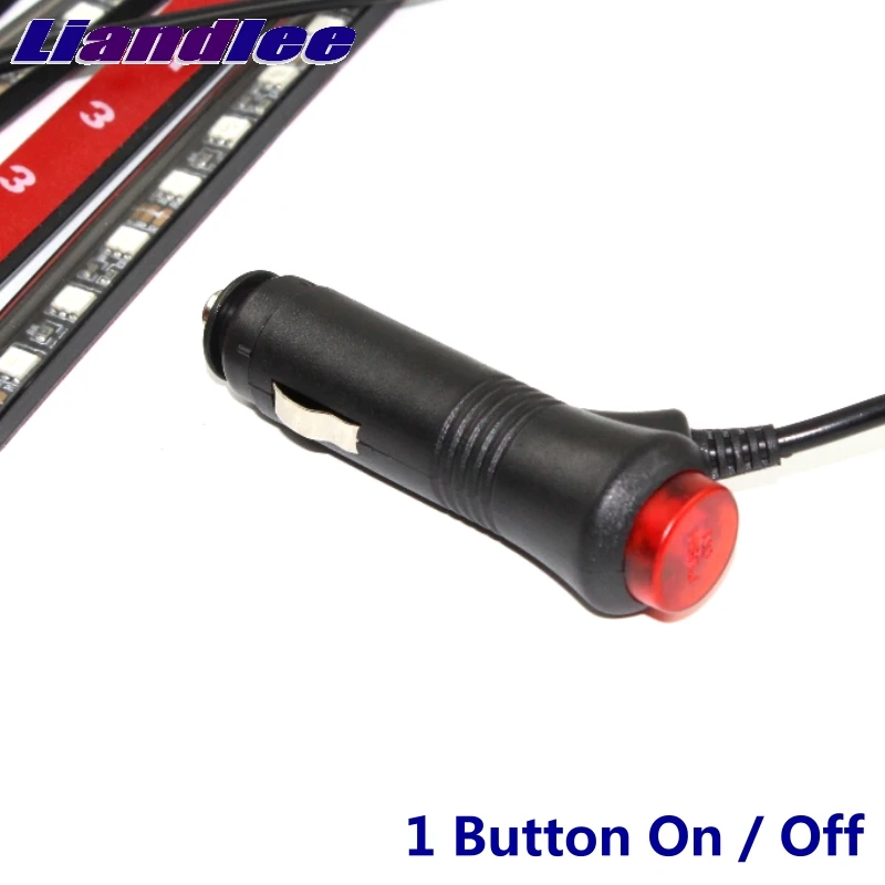 Автомобильный декоративный неоновый светильник LiandLee для салона автомобиля Fiat