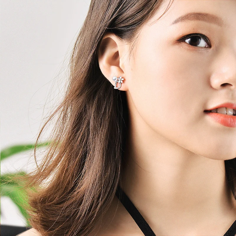 Королева сердца Ювелирные украшения классический 925 стерлингового серебра белый