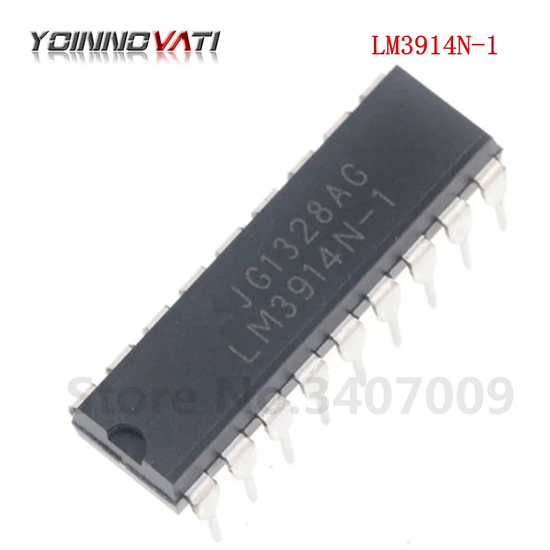 10 шт./лот LM3914N 1 DIP18 LM3914 светодиодное Освещение Драйвер точка/бар дисплей