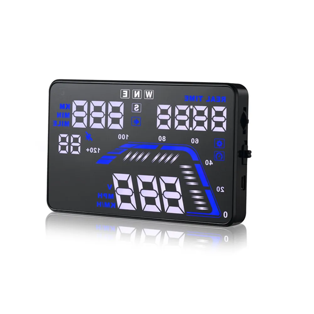Автомобильный проектор скорости Q7 GPS HUD прибор для измерения на лобовом стекле
