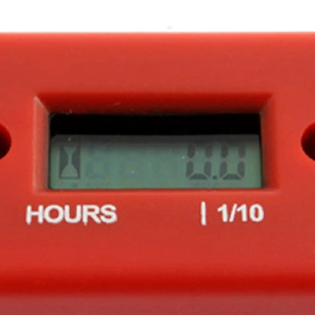 Цифровой счетчик моточасов индуктивный водонепроницаемый мотоцикл с ЖК