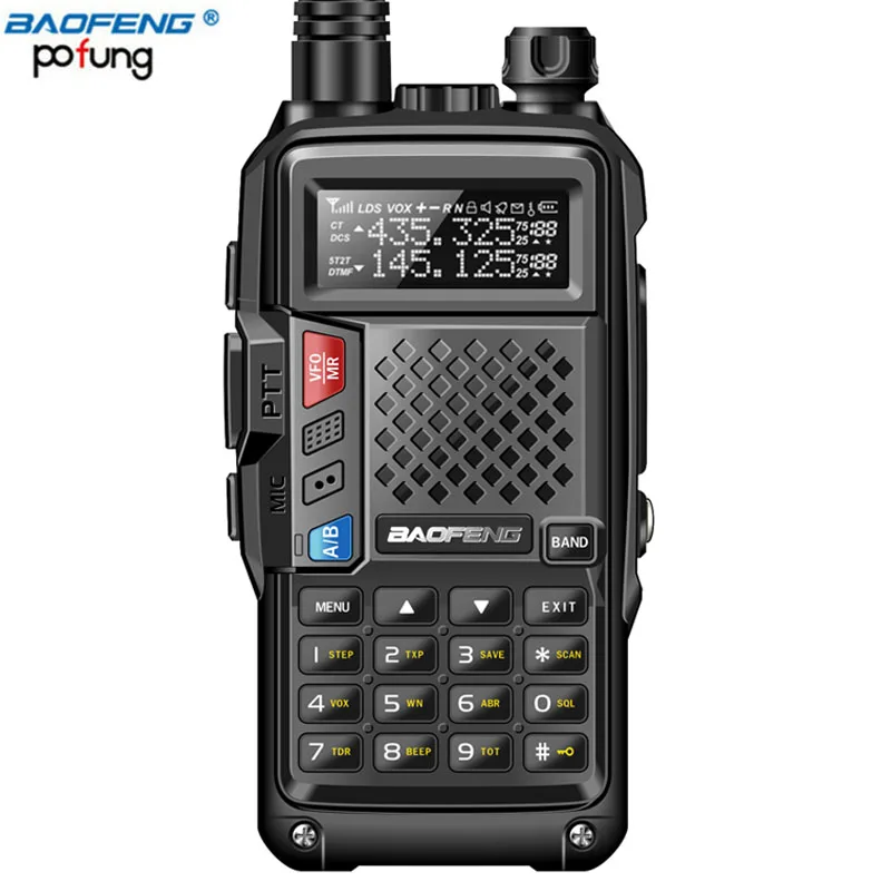 2021 BAOFENG BF UVB3 плюс 8 Вт Мощный УВЧ/УКВ Dual Band 10 км дальность Thickenbattery иди и болтай Walkie