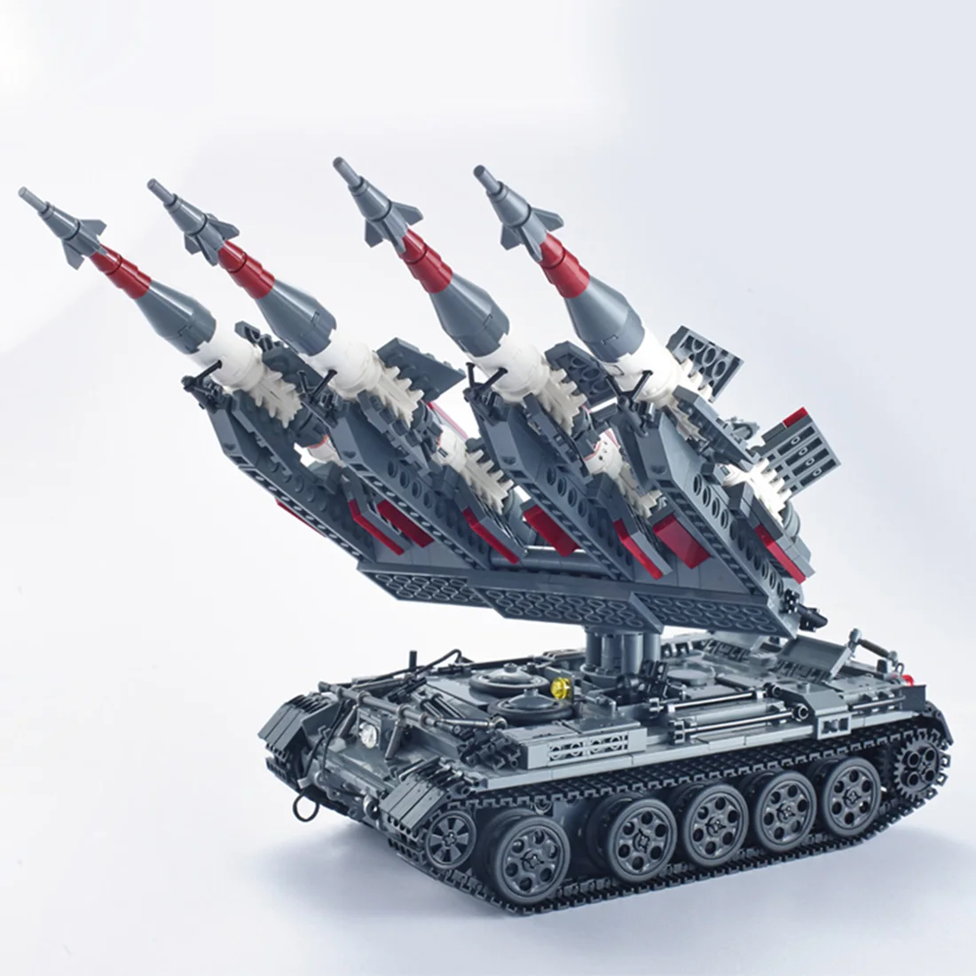 1753 шт DIY маленькие частицы Военная серия строительный блок модель головоломка сборная игрушка для строительных блоков бренды-SA-3 ракета