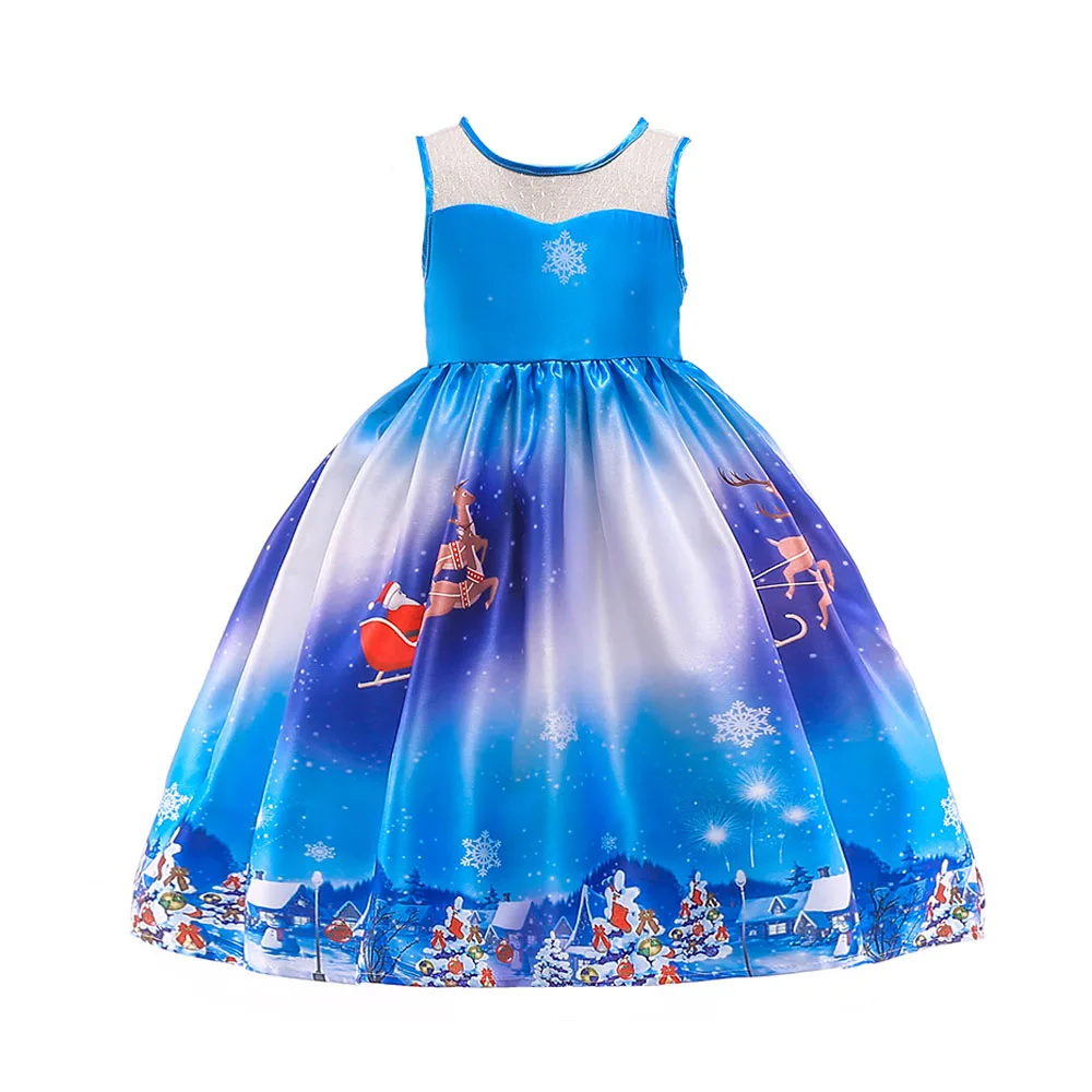 Tiange Christmas Dress Girl Children Clothing Princess Party Kids Dresses For Girls elegant Costume Wedding Vestidos | Детская одежда и