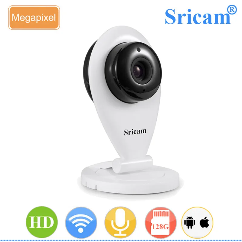 Sricam SP009A HD720P H.264 Wifi 1.0 Мегапиксельная Беспроводной Wi-Fi TF Слот ик-Объектив Ночного
